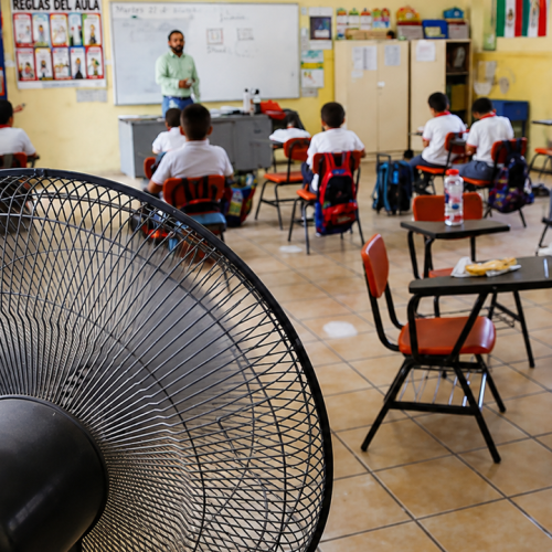 El calor ya amenaza las clases: quieren recorte de horarios