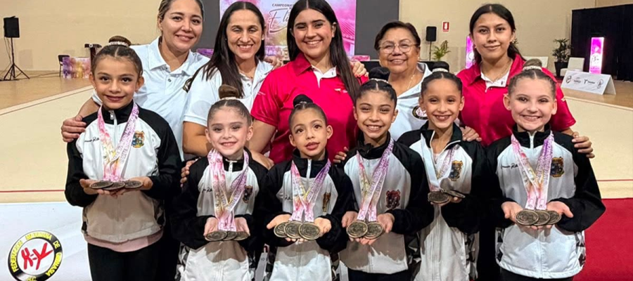 ¡Tamps arrasa en el Nacional de Gimnasia Rítmica!