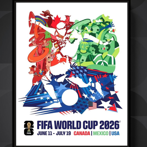Así luce el póster del Mundial FIFA 2026
