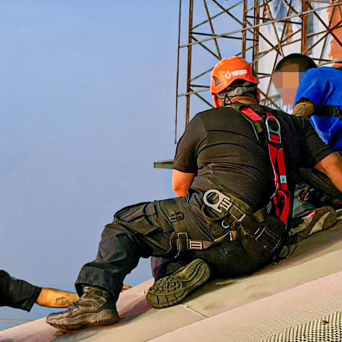 No todos los héroes usan capa: Bomberos de Reynosa salvan una vida