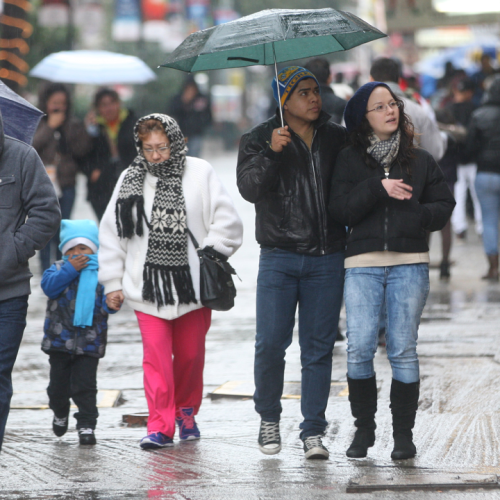 Frío en Tamaulipas.                                                 ¡Saquen el café y el pan!