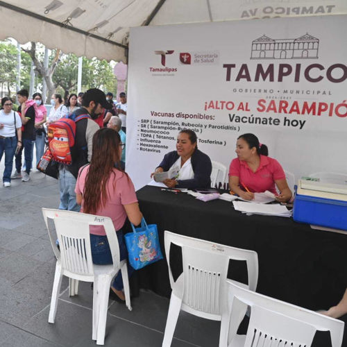 ¿Ya estás protegido del sarampión? Vacunas gratuitas en Tampico